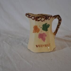 Vermont Clay Syrup Pitcher by Alpine Pottery in Roseville, OH - 1997